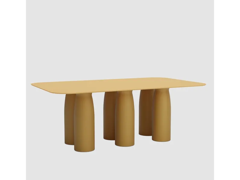 Tavolo Toto Rectangular HPL Top di Qeeboo