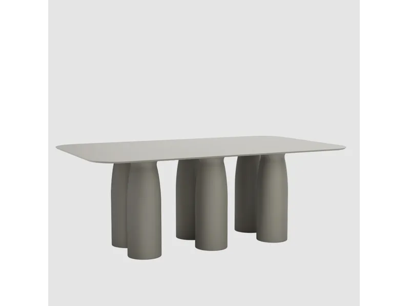 Tavolo Toto Rectangular HPL Top di Qeeboo