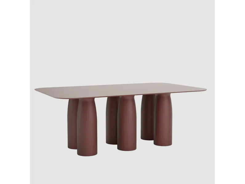 Tavolo Toto Rectangular HPL Top di Qeeboo
