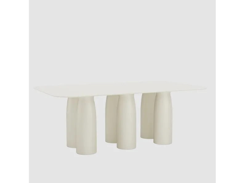 Tavolo Toto Rectangular HPL Top di Qeeboo