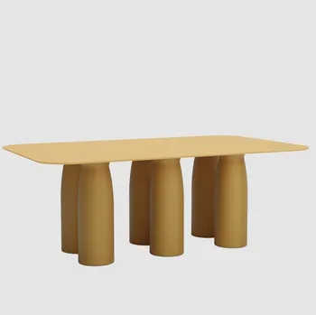 Tavolo Toto Rectangular HPL Top di Qeeboo