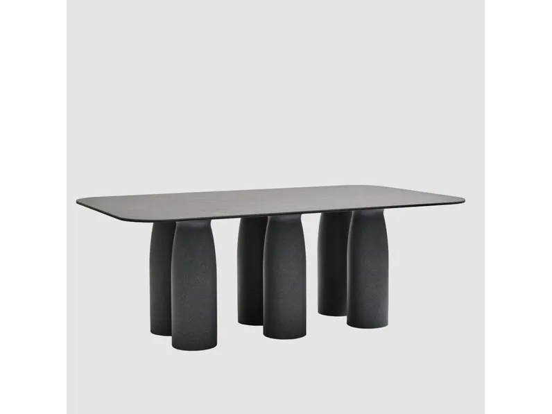 Tavolo Toto Rectangular Stonewear Top di Qeeboo
