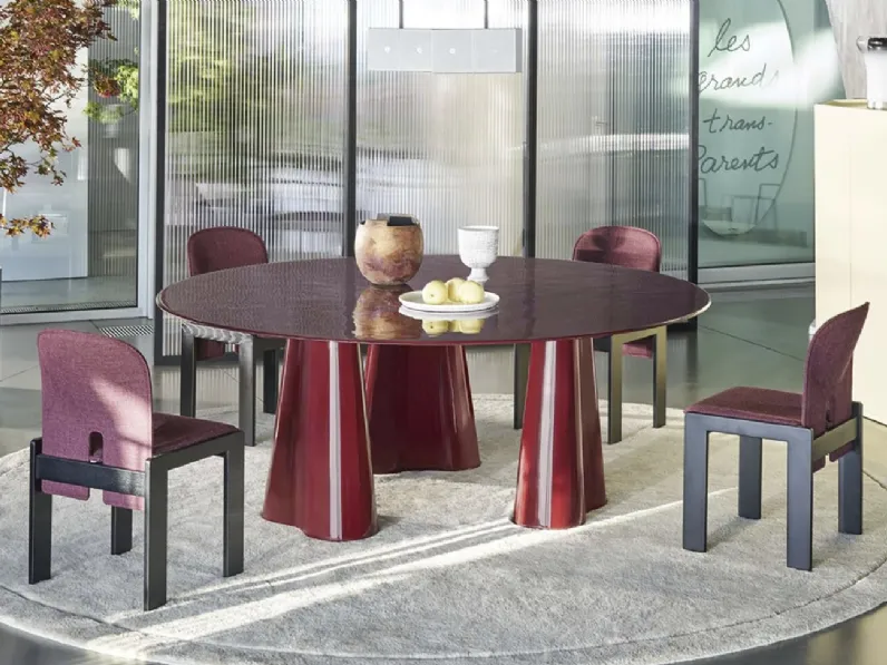 Tavolo in vetro Treflo di Cassina