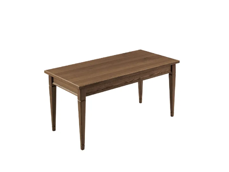 Tavolo Classico con piano impiallacciato e struttura in massello di Veneta Cucine