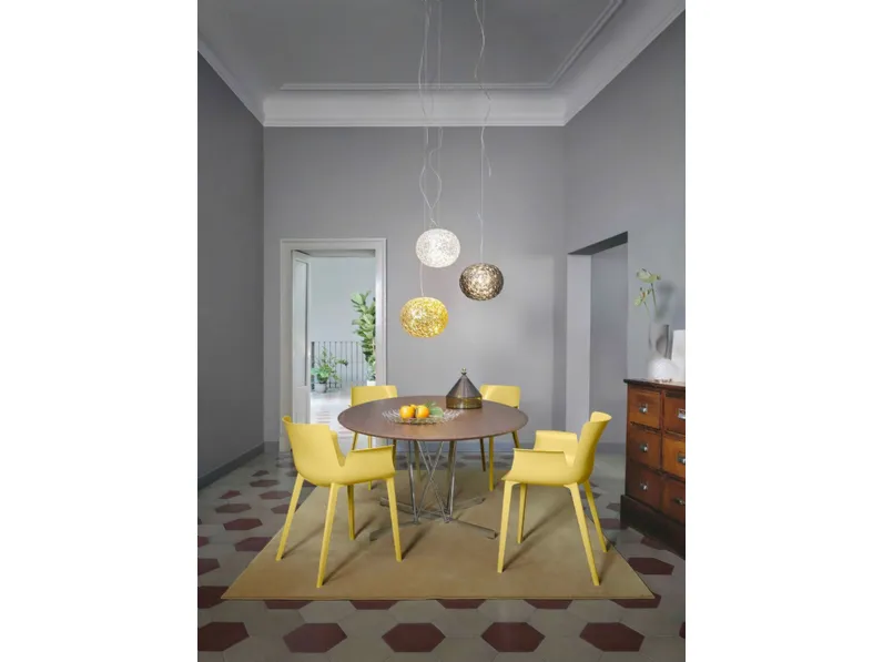 Tavolo Viscount of Wood Tondo di Kartell