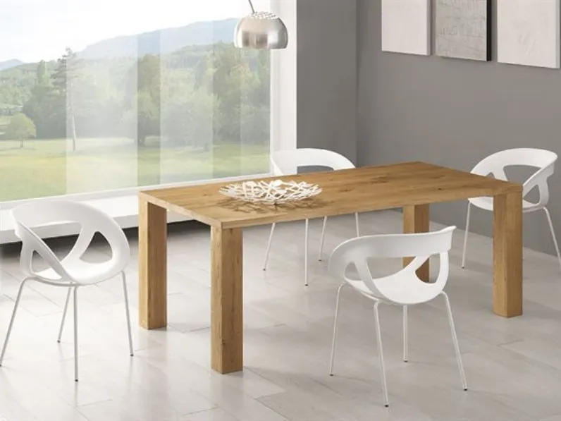 Tavolo allungabile in Rovere massello 4250 di Conarte