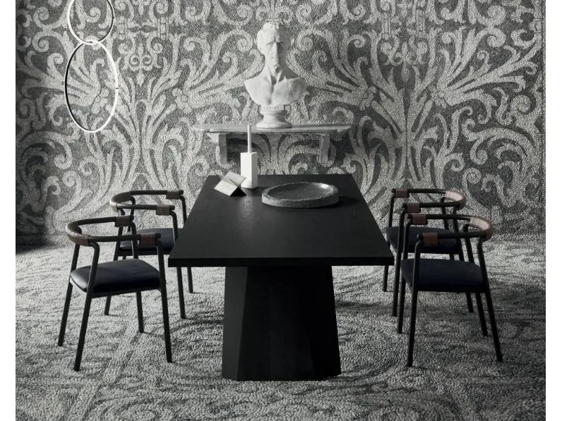 Tavolo rettangolare in legno Wedge di Living Divani