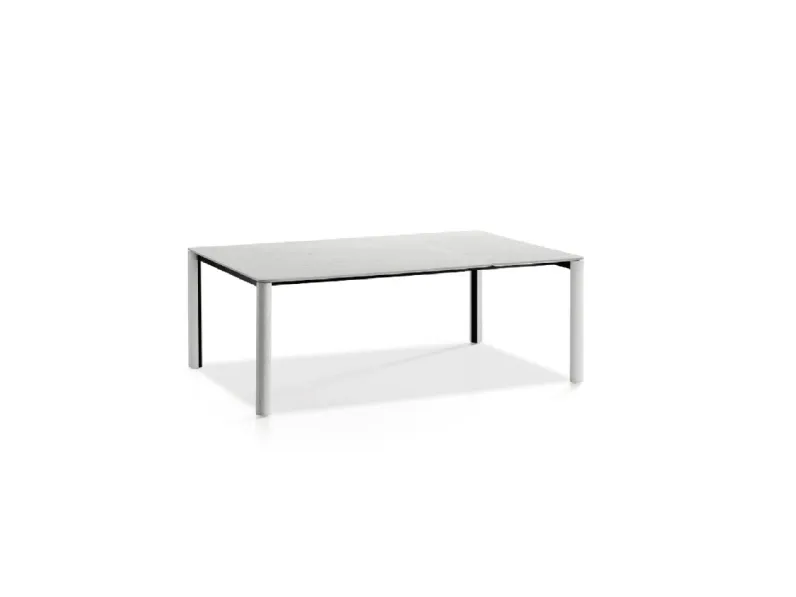 Tavolo allungabile Woody in legno impiallacciato di Midj