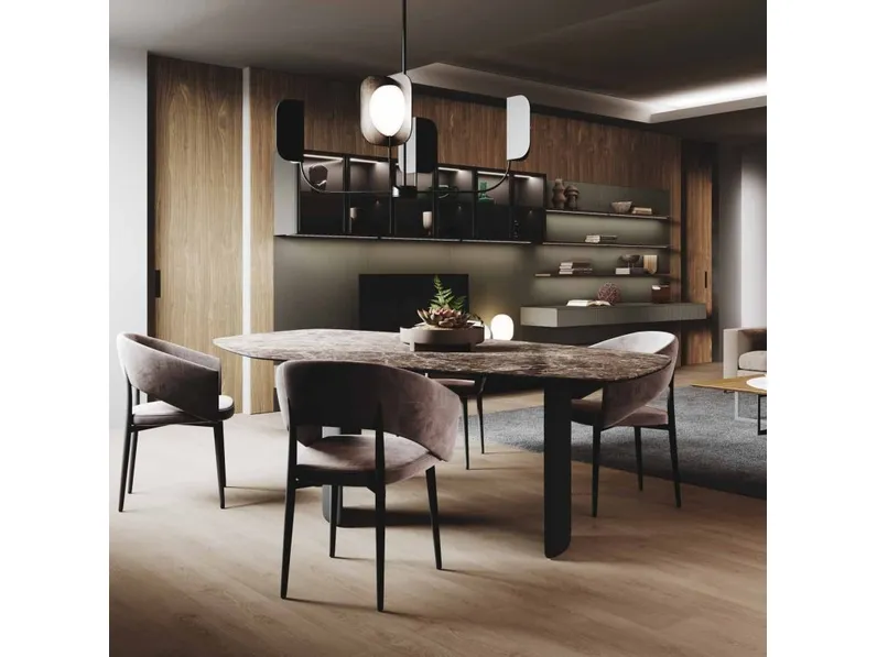 Tavolo Yass con top in gres di GF Interiors