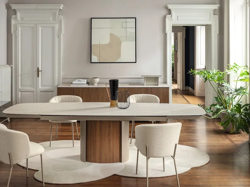 Tavolo allungabile Yoroi di Calligaris