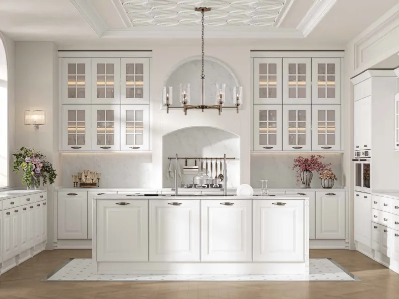 Cucina Classica con isola Afrodite Liberty di Arrex