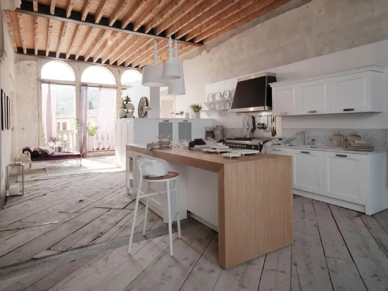 Cucina Classica Asolo con isola di Dibiesse