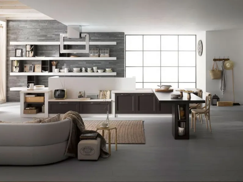 Cucina Classica Asolo con isola di Dibiesse