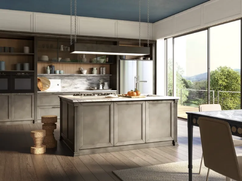 Cucina Classica con isola Atelier Ginepro di Andrea Fanfani