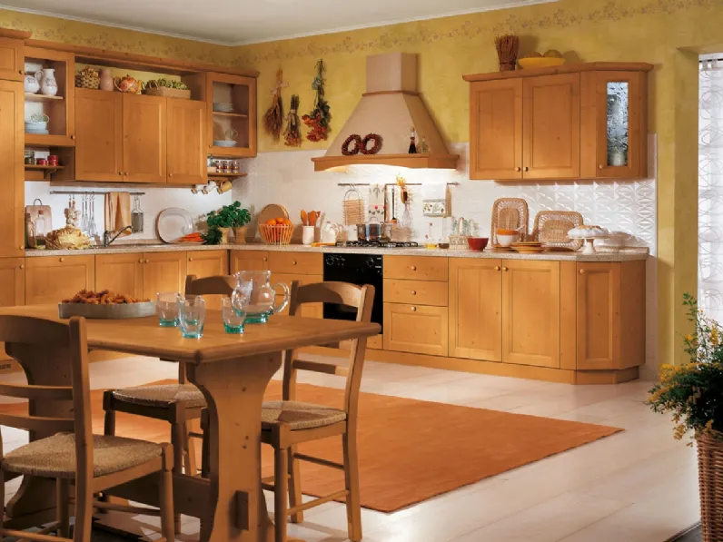 Cucina Classica angolare Aurora 033 di Linea3