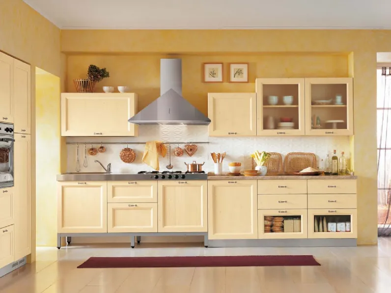 Cucina Classica ad angolo Aurora 051 di Linea3