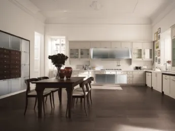 La cucina classica Avenue ad angolo di Aster Cucine.