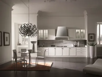 La cucina lineare Avenue di Aster Cucine incarna l'eleganza classica.