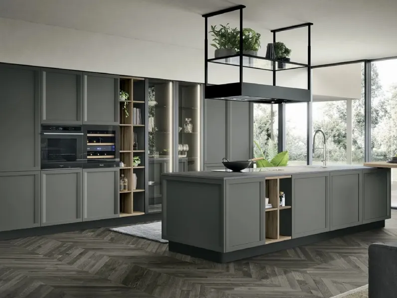 Cucina Classica con isola Bellaria 01 di Forma Cucine