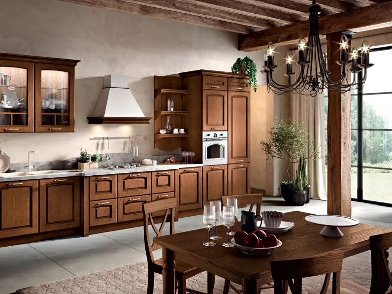 Cucina Classica lineare Borgo Noce di Spar