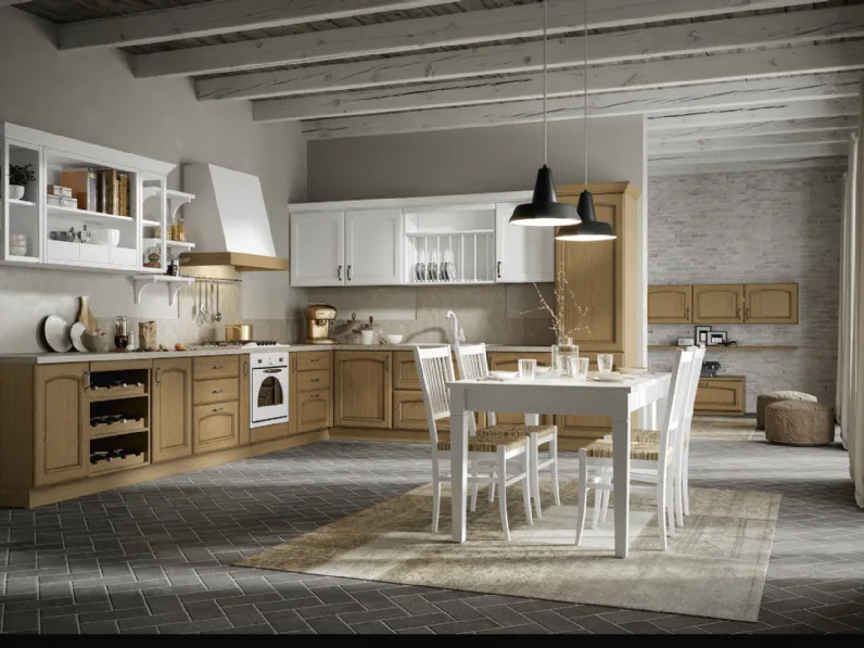 Cucina Classica Cantica angolare di Home Cucine