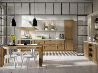 Cucina classica lineare Cantica di Home Cucine.