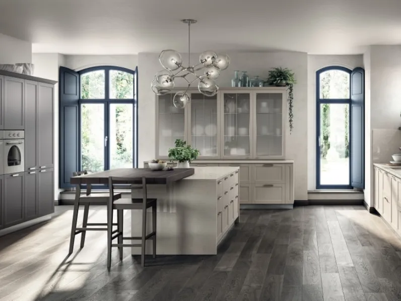 Cucina Classica con isola Carattere 03 di Scavolini