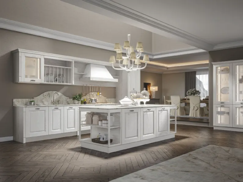 Cucina Classica Contea con isola di Home Cucine