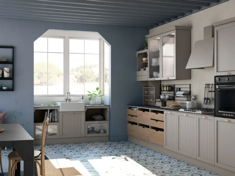 Cucina Classica Contempo ad angolo di Creo