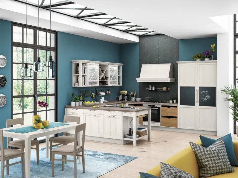 Cucina Classica Contempo con penisola di Creo