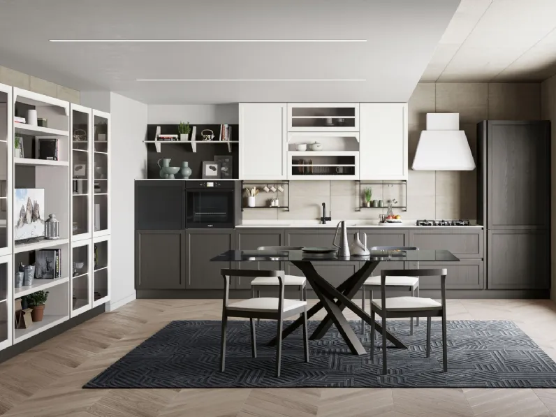 Cucina Classica Contempo lineare di Creo