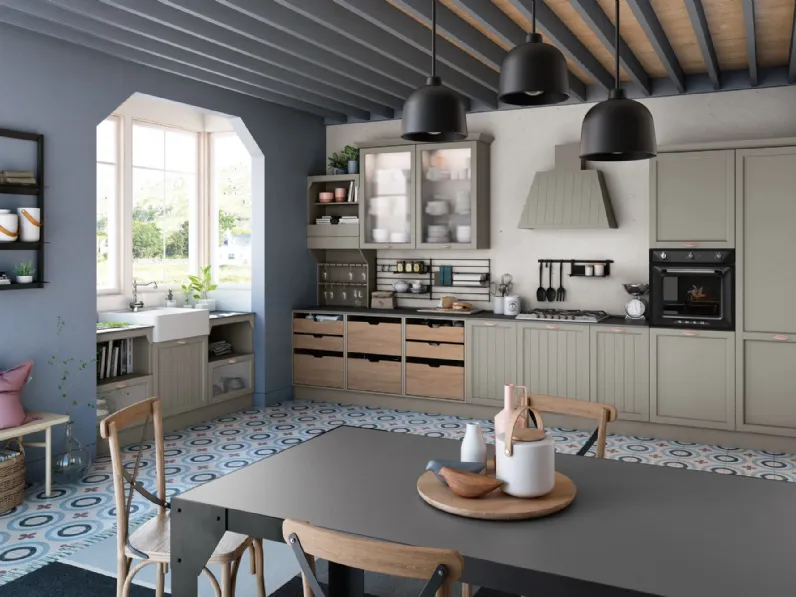 Cucina Classica Contempo angolare di Creo