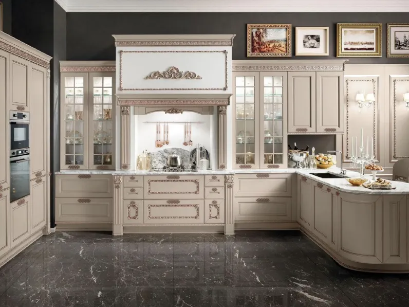 Cucina Classica con penisola Dolcevita 10 di Stosa