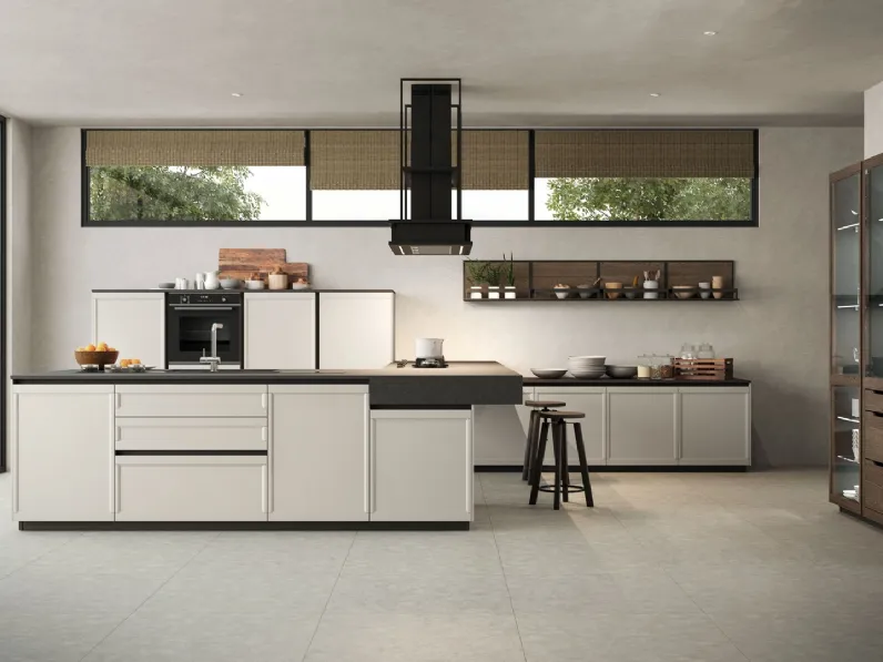 Cucina Classica con penisola Flavour 11 di Lube