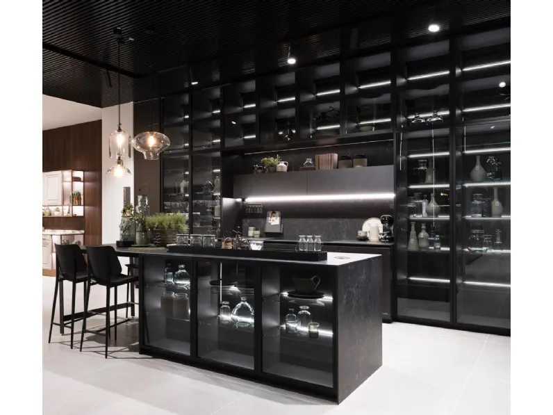 Cucina Classica con isola Flavour 18 di Lube