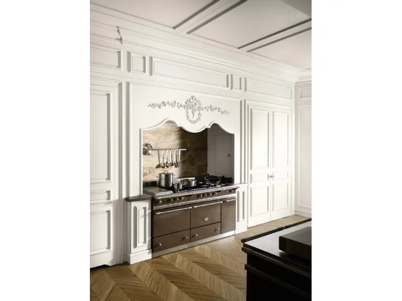 Cucina Classica con penisola Floral 3 de L'Ottocento