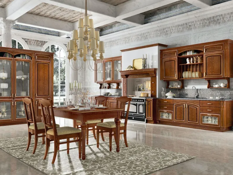 Cucina Classica Gold Elite lineare di Home Cucine