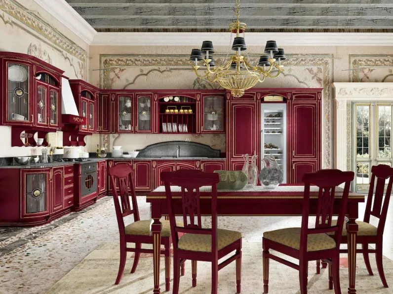 Cucina Classica Gold Elite angolare di di Home Cucine