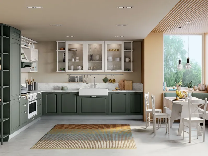 Cucina Classica Grace angolare di Creo