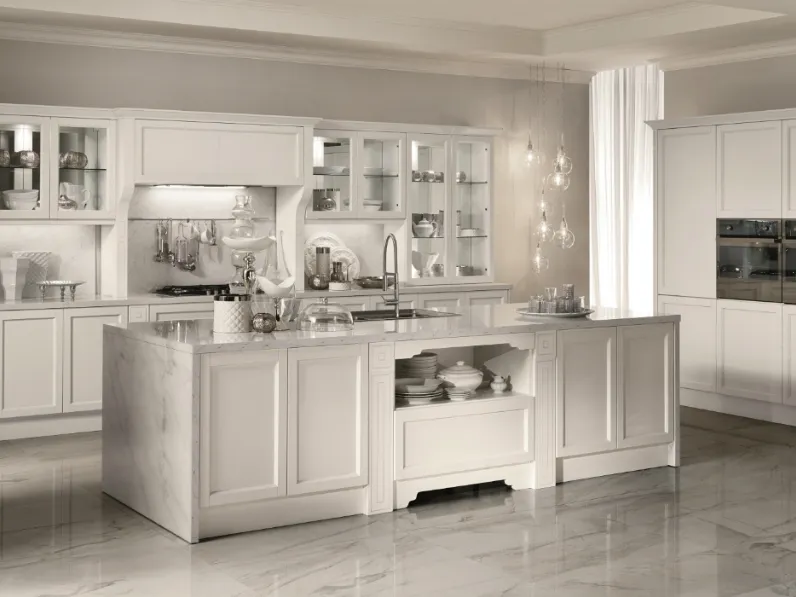 Cucina Classica con isola Harmony Classic di Cucinesse