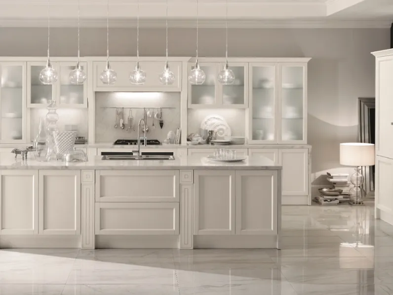 Cucina Classica con isola Harmony Classic di Cucinesse