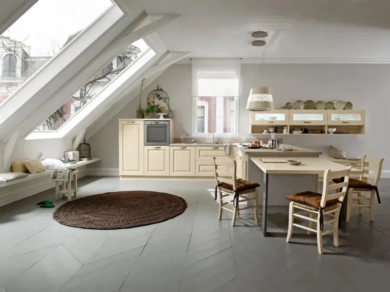 Cucina Classica con penisola I Masselli 06 di Ar-Tre