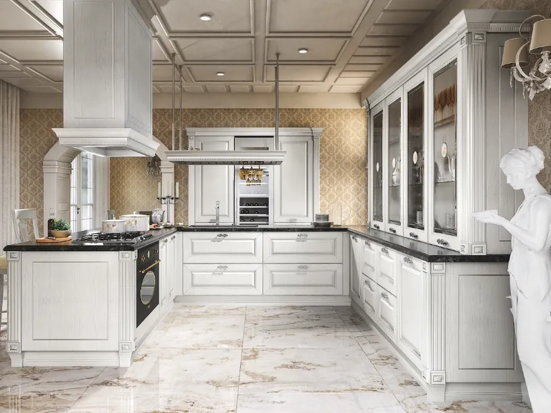 Cucina Classica Imperial con penisola di Home Cucine