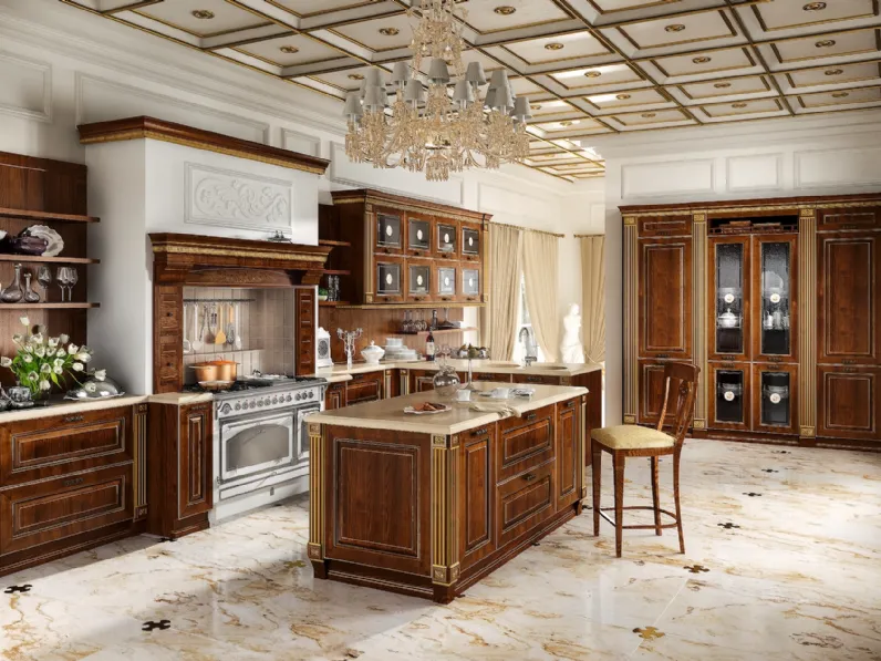 Cucina Classica Imperial con isola di Home Cucine