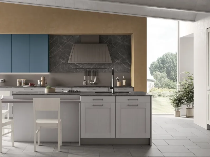 Cucina Classica Iris con isola di Creo