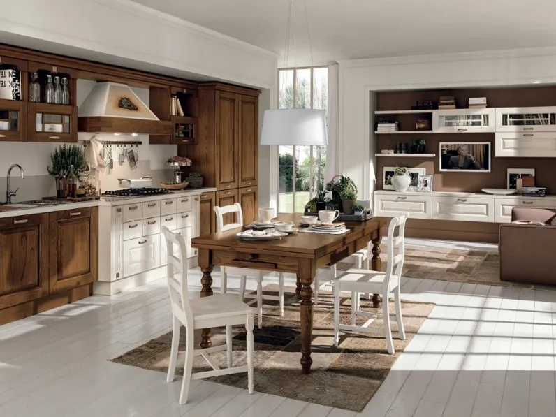 Cucina Classica lineare Laura 04 di Lube