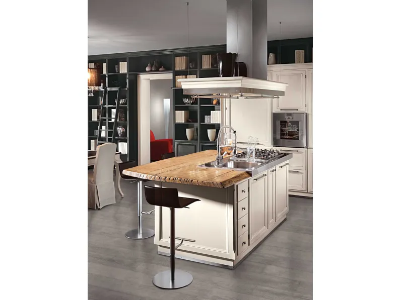 Cucina Classica con isola Living Design 3 de L'Ottocento