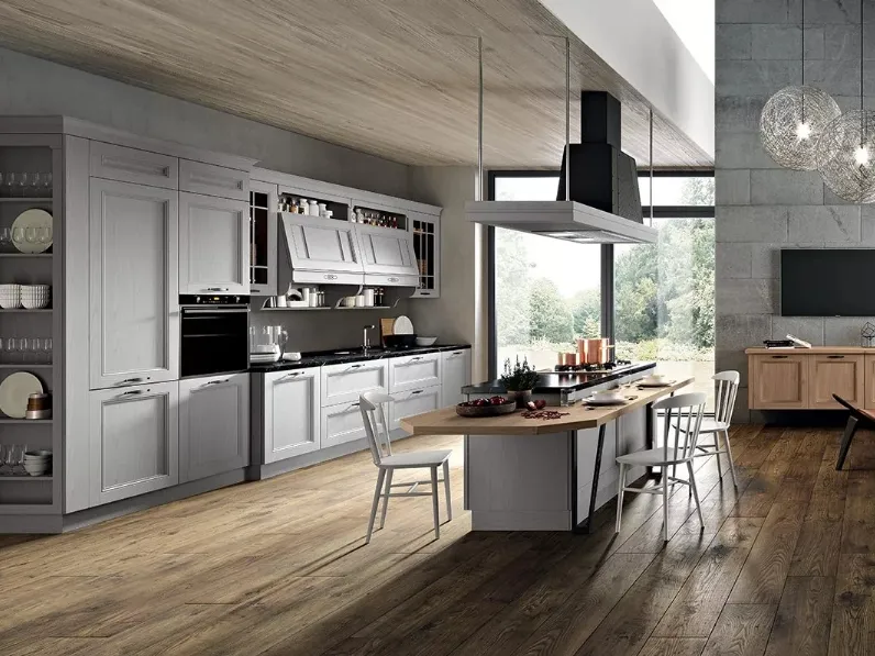Cucina Classica con isola Maryland-06 di Spar