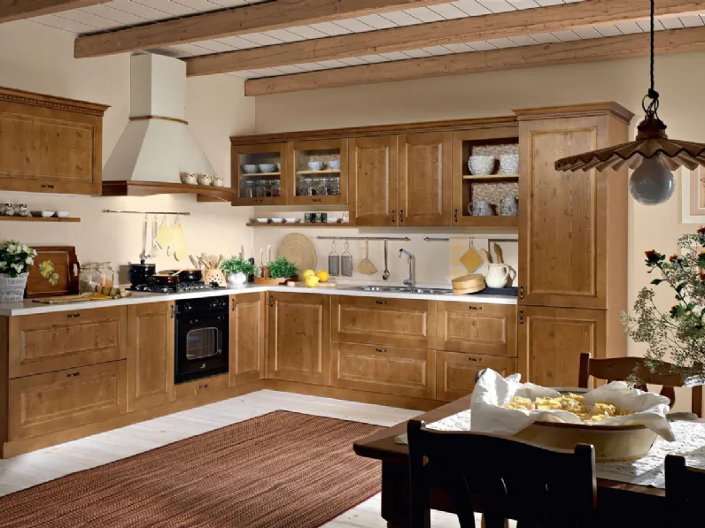 Cucina Classica angolare Natura 012 di Linea3