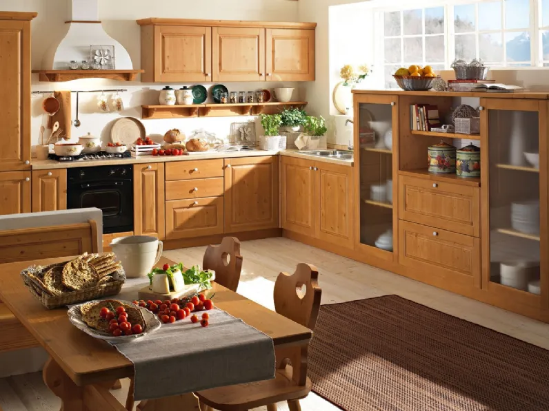 Cucina Classica angolare Natura 014 di Linea3